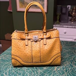 Guess Mustard Yellow Shoulder Bag